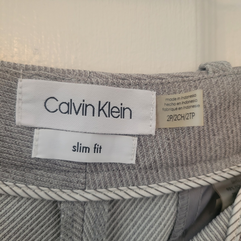 Calvin Klein Women's Soft Gray Trousers - Picture 5 of 7